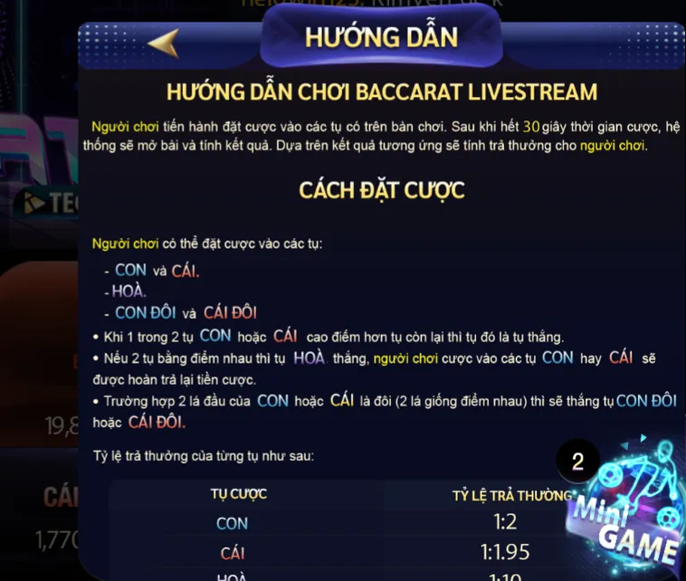 Baccarat Casino Tại 789Club Sảnh Cược Đẳng Cấp Cho Giới Thượng Lưu