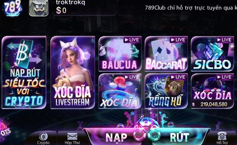 Sảnh Casino Online 789Club Uy Tín Đẳng Cấp Thế Giới Dành Cho Game Thủ
