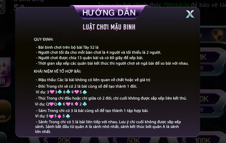 Mậu Binh Tại 789Club Sân Chơi Bài Binh Đỉnh Cao Cho Cao Thủ
