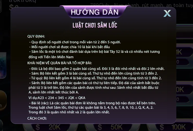 Sâm Tại 789Club Trải Nghiệm Bài Sâm Online Đẳng Cấp Thượng Lưu
