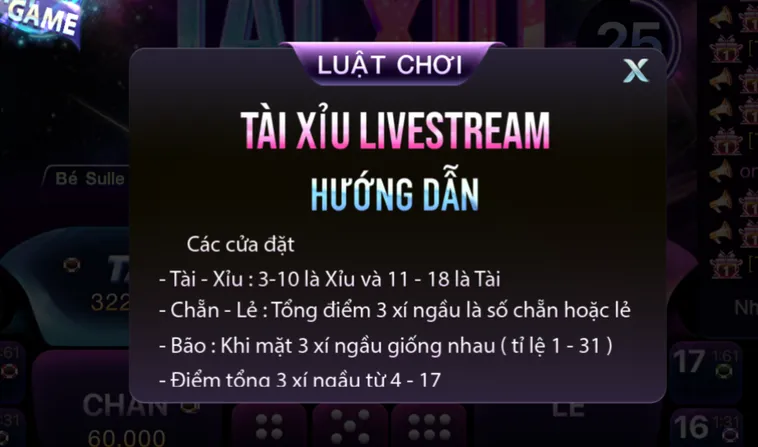 Trải Nghiệm Tài Xỉu Casino Tại 789Club Đỉnh Cao Với Tỷ Lệ Thắng Lớn
